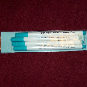 Blue Water Erasable Pens Pack of 4