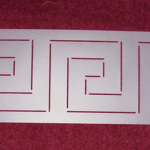 3" Greek Key Border Quilt Stencil (79)