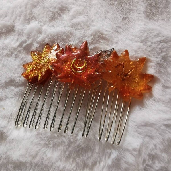 Barrette de cheveux "souffle de Mabon"