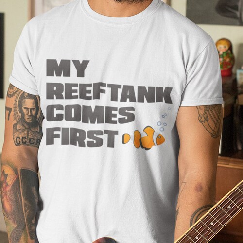 Fish Tank Shirt Clownfish Shirt Reef Coral Reef Etsy