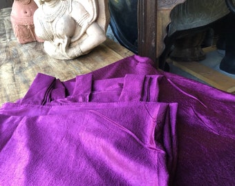 2 Purple Curtains Panel Drapes, Bedroom Window Treatment, Living Room, Tab Top Curtains, Farmhouse Decor