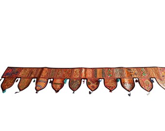 Indian wall hanging, Door toran boho Rhapsody home decor, window toran, patchwork gypsy curtains, hippie door frame, ethnic tapestry