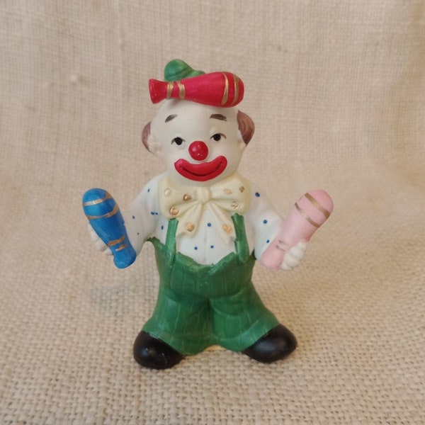 Juggling Clown Figurine - Brinn PGH Taiwan Knick Knack