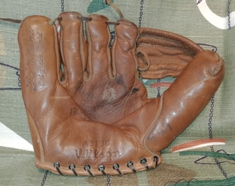 Vintage Baseball Glove MacGregor 8668 Japan Baseball Glove Lee Thomas Autograph Model