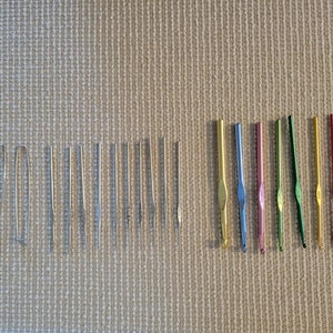 Acrylic Boye Crochet Hook Set 5 pieces - Sizes G, H, I, J, K