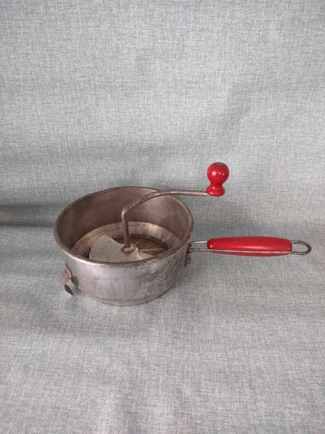 1950s Vintage Foley Food Mill With Red Wood Handle Vintage Etsy