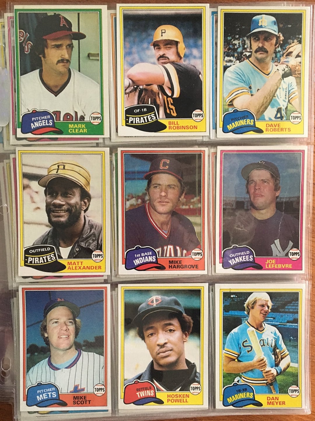 Vintage 1981 Topps Baseball Cards. Lot of 35 Cards. Poor - Excellent ...