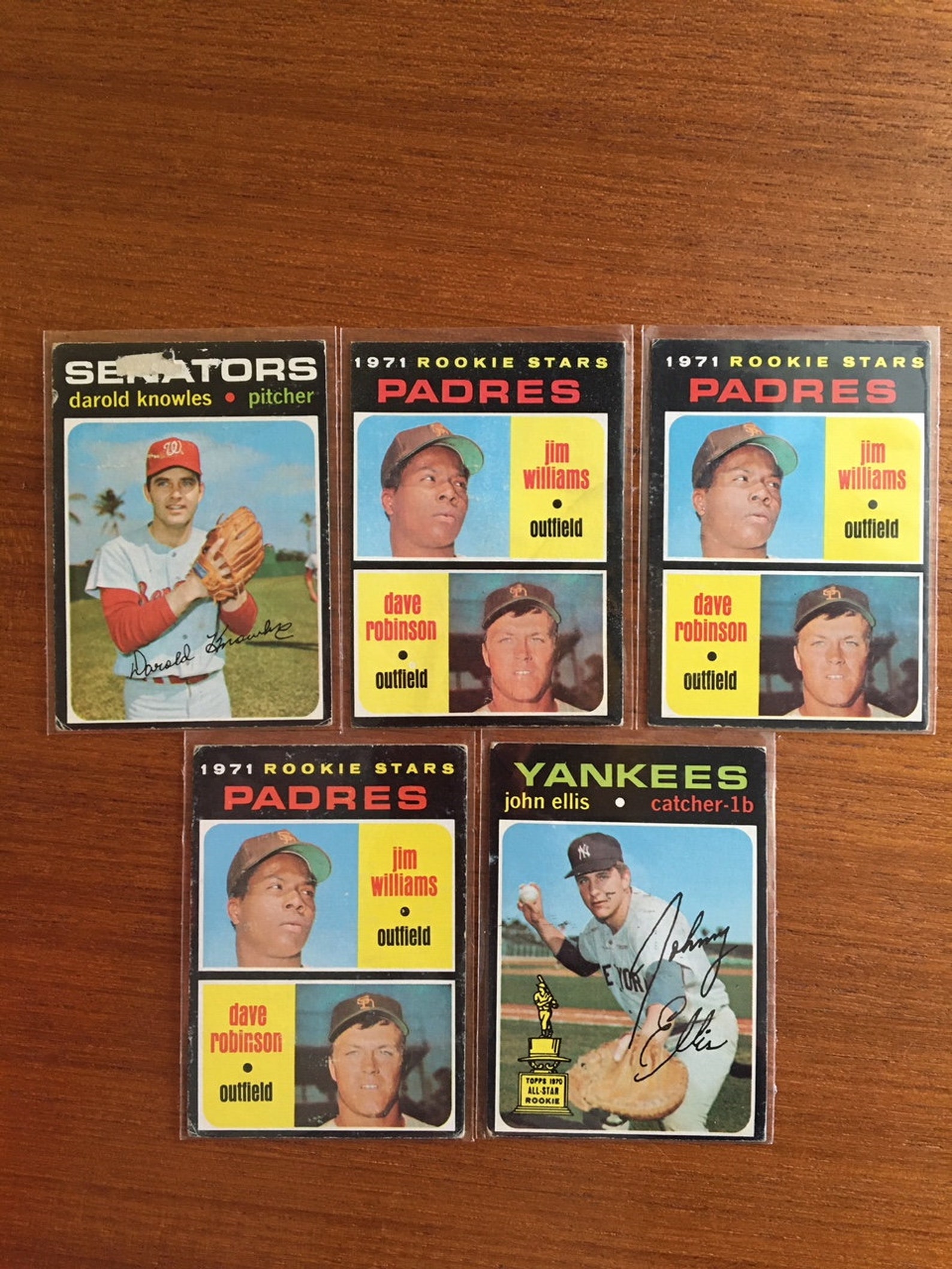 1971 Topps Baseball Cards Series 2 Lot 2 45 cards fair/good Etsy