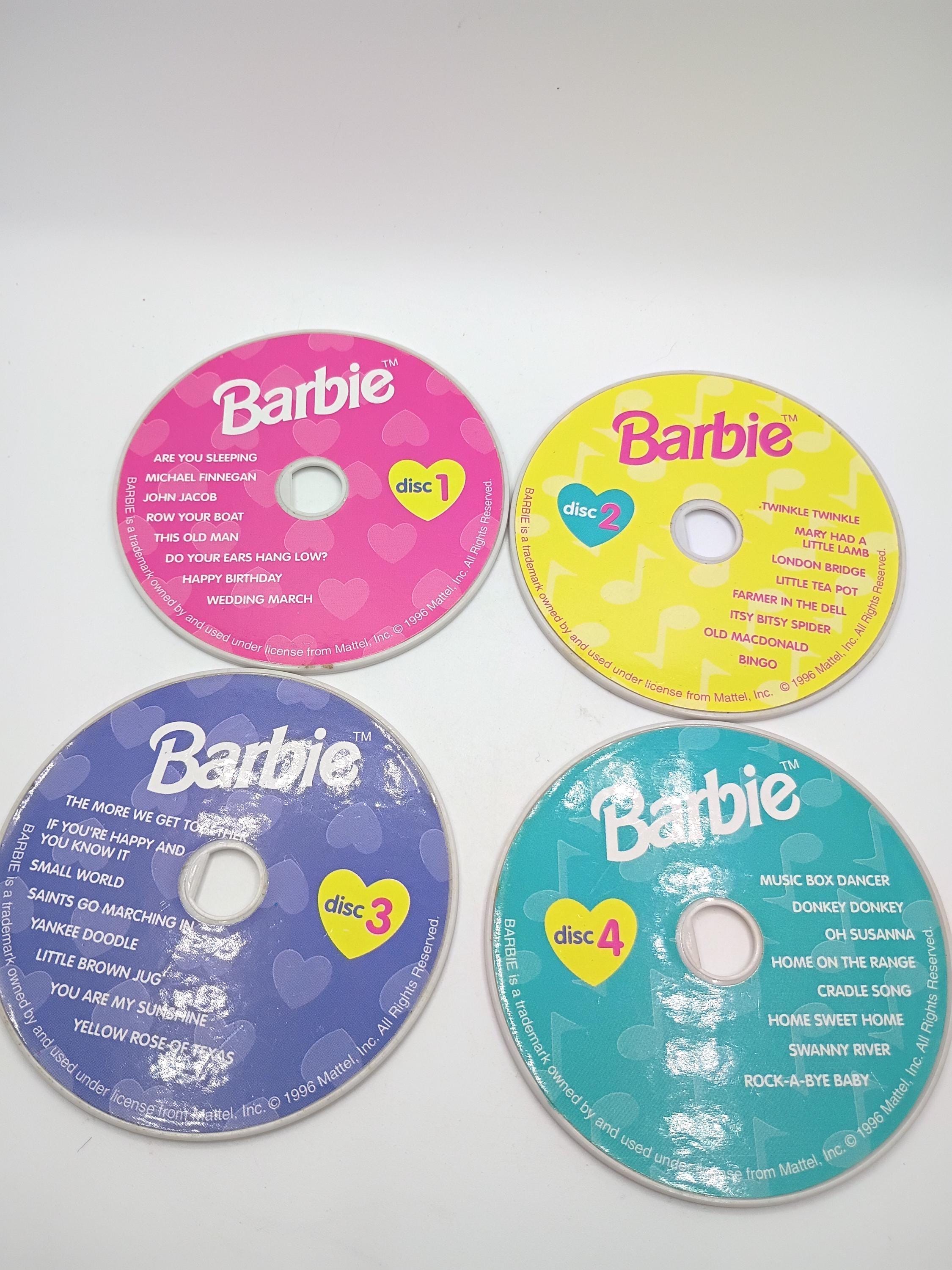 Barbie Mattel Disc Girl Plastic Cds 1-4 - Etsy
