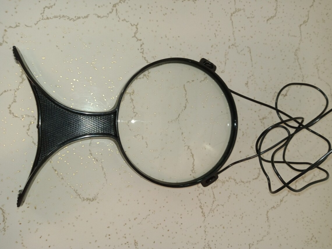 Vintage Sewing Magnifier Leaves Hands Free Jewelry Making Etsy Nederland