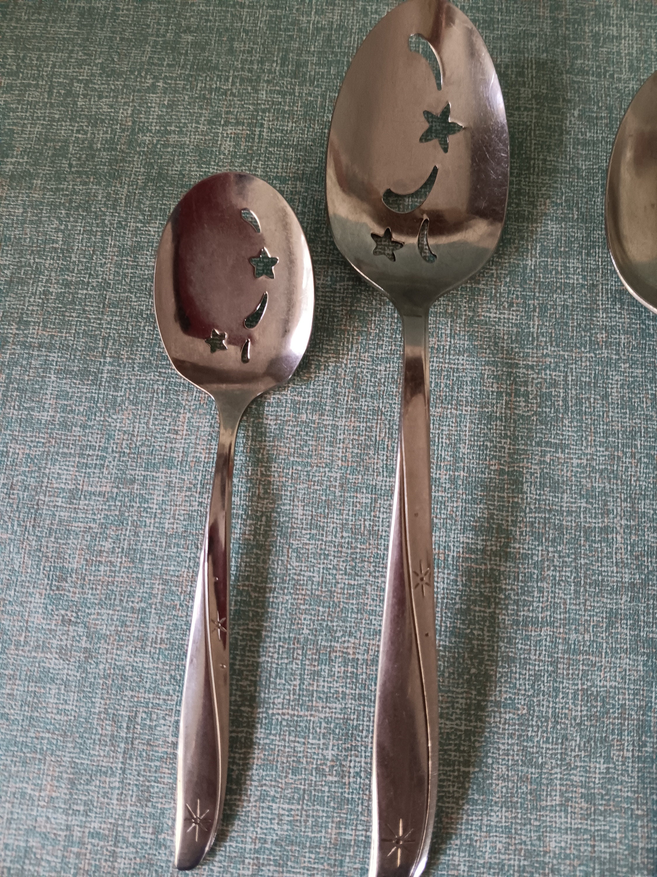 Mcm Star Pattern 1960s Oneida Twin Star Serving Utensils - MCM Atomic Star Pattern - Etsy