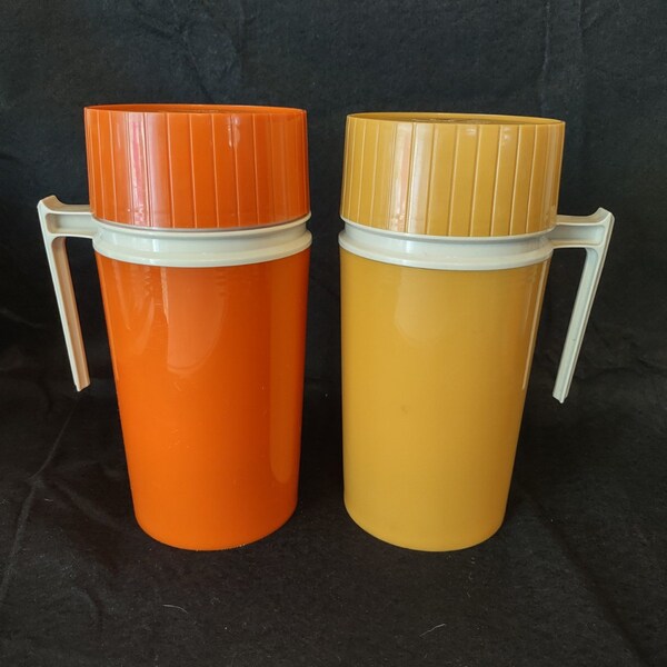 Yellow Thermos Etsy
