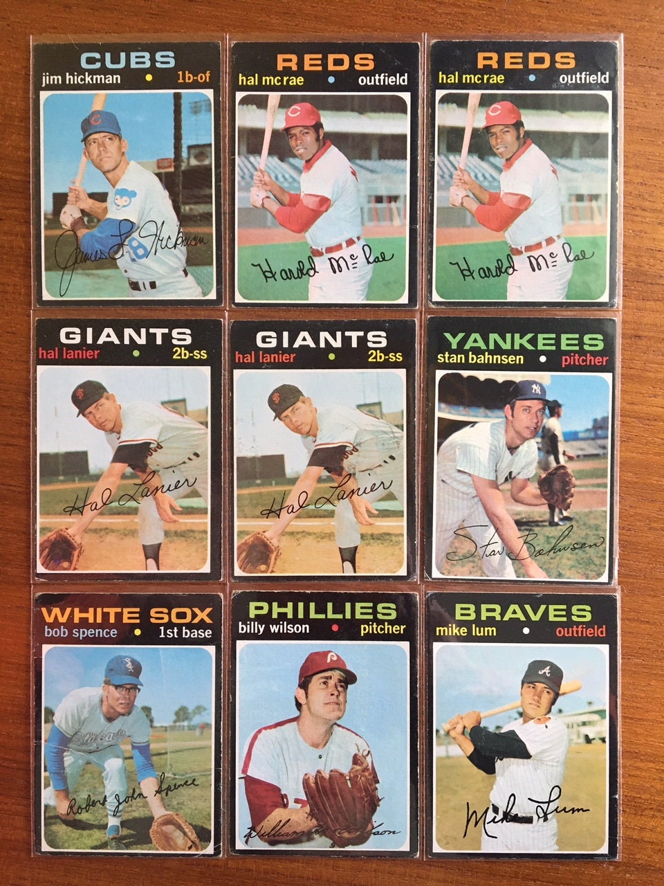 1971 Topps Baseball Cards Series 2 Lot 1 45 Cards Fair/good Etsy Canada