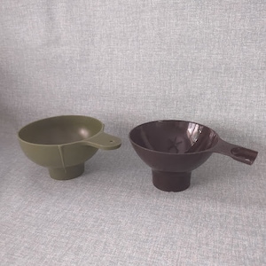 Vintage Canning Funnels - Brown, Avocado Green or Yellow- Canning Accessory - Kitchen Gadget - Retro Kitchen - Foley or Norpro