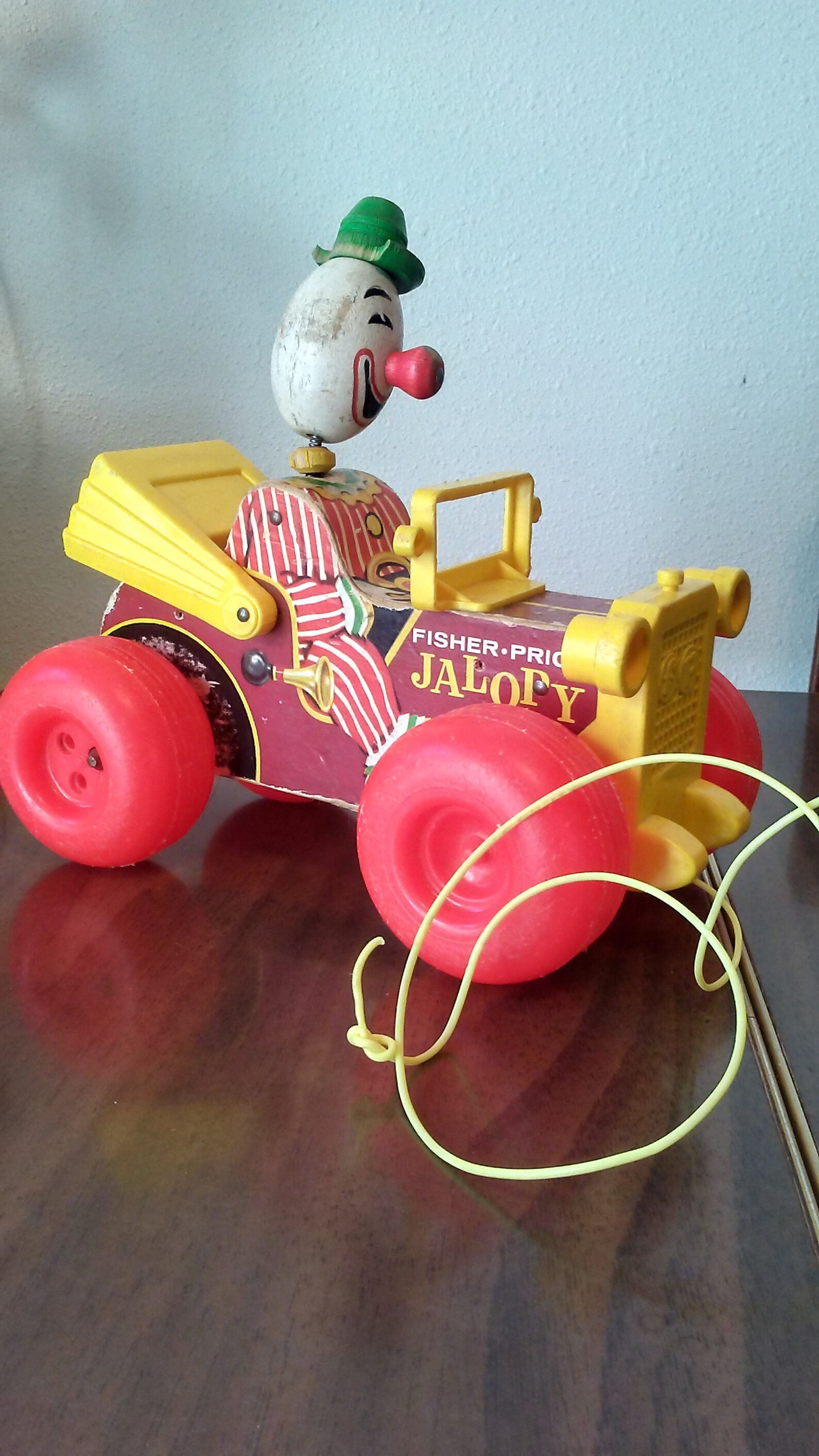 1965 Fisher Price Jalopy Pull Toy Vintage Fisher Price No Etsy