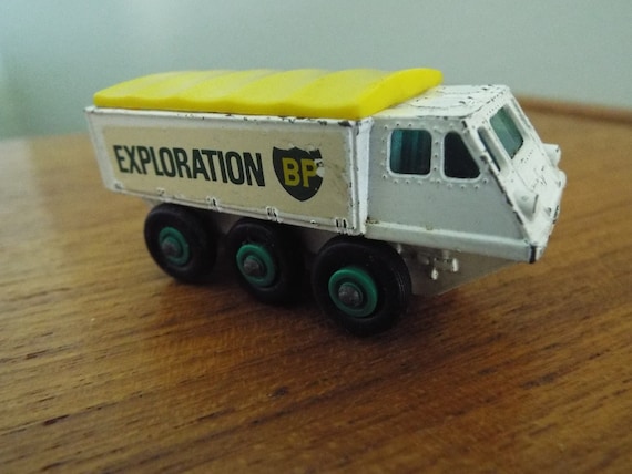 Vintage 1966 Matchbox Alvis Stalwart No. 61: White & Yellow