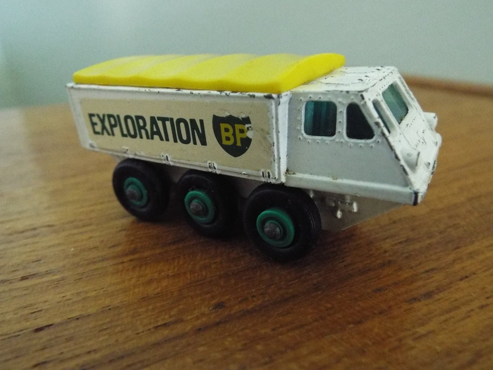 Vintage 1966 Matchbox Alvis Stalwart No. 61: White & Yellow