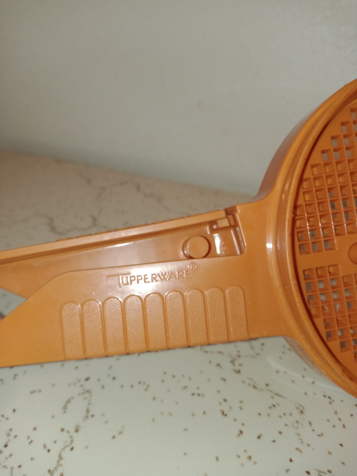 Vintage Tupperware 1492 Pumpkin Orange Hand Sifter Etsy