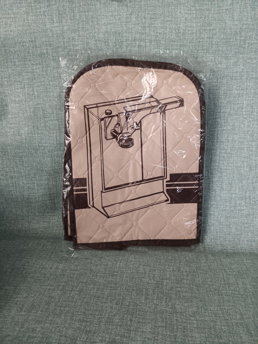 1970s NOS Vinyl Electric Can Opener Cover Brown and Tan Unused Countertop Etsy