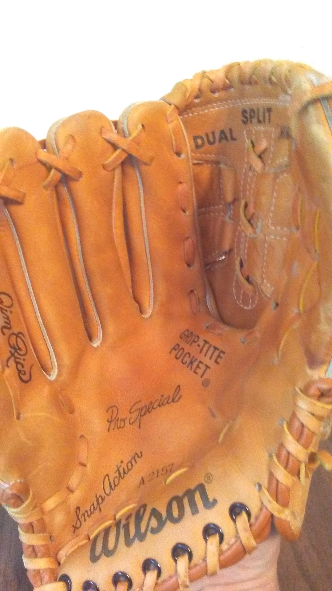 Gant De Baseball Vintage Wilson A2252 Pro, Taille 11, Gaucher, Modèle Jim Rice - Occasion