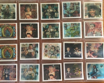 1988 Topps Pee-Wee's Playhouse Lenticular cards.  Lot of 20 cards with duplicates.  Original owner.  Very good condition