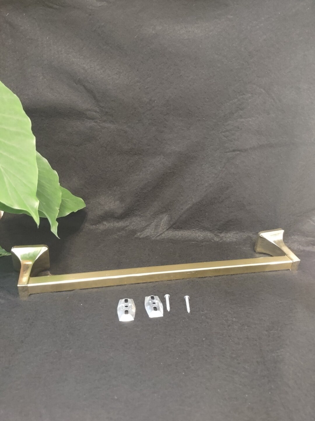 Vintage Franklin Brass Towel Bar With Hardware 18 1/8 Vintage Bathroom