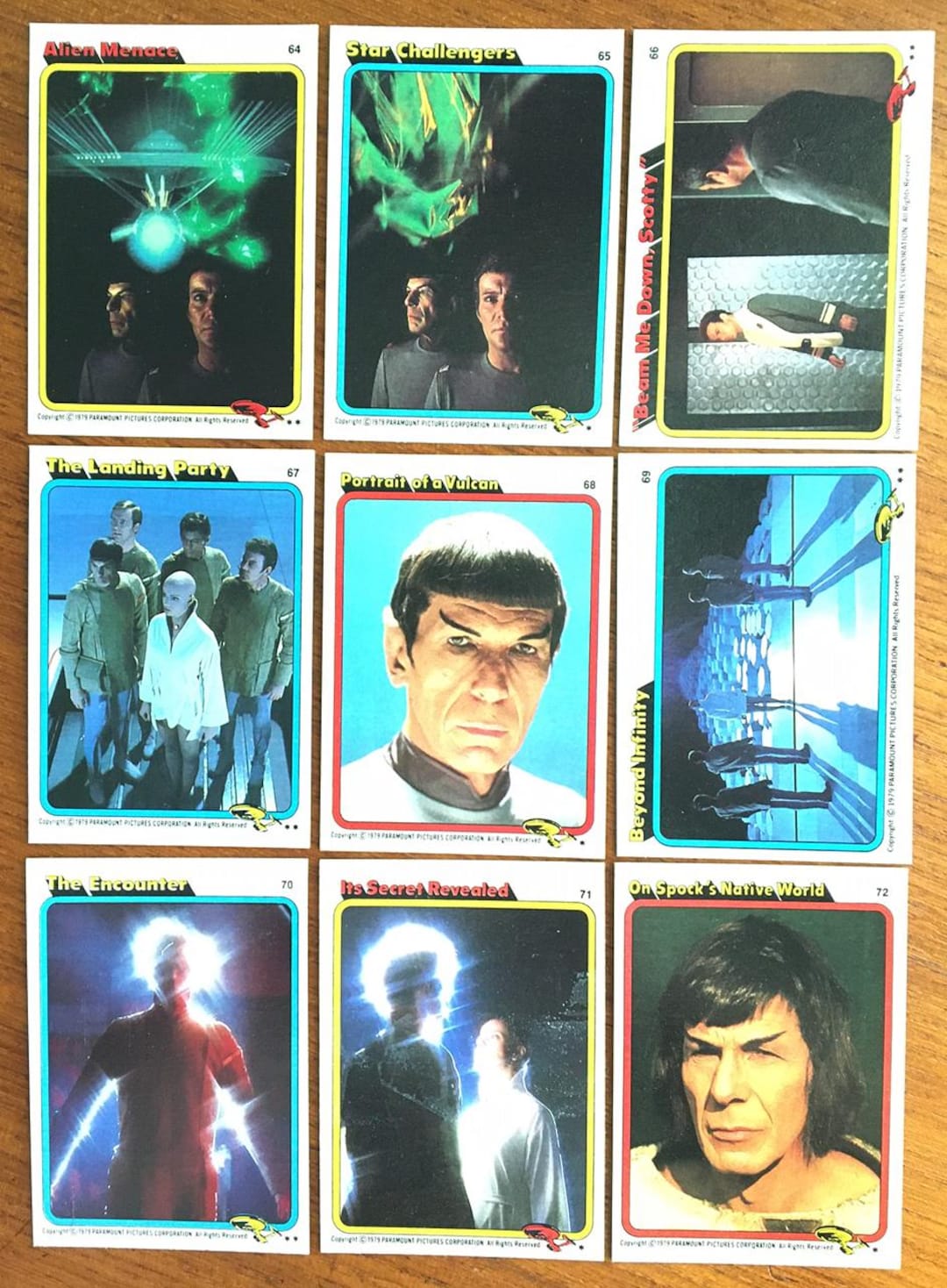 Vintage 1979 Topps Star Trek - the Movie Trading Cards - Complete