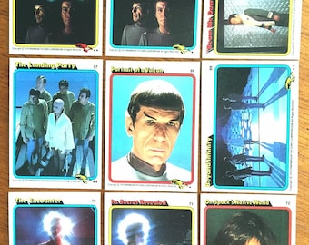 Vintage 1979 Topps Star Trek - the Movie Trading Cards - Complete