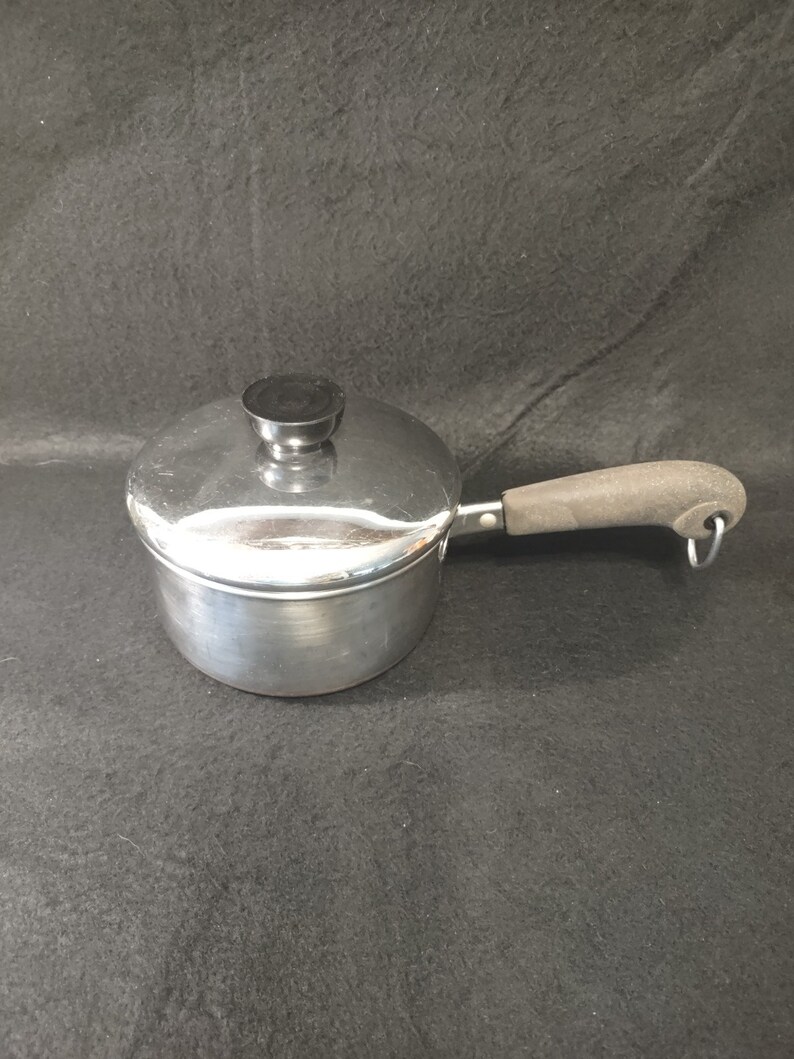 Revere Ware Copper Bottom 1 Quart Saucepan With Lid Vintage Etsy