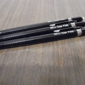 Vintage Pentel P205 0.5mm - Vintage Mechanical Pencil Japan - Vintage Office Supplies - Retro Office