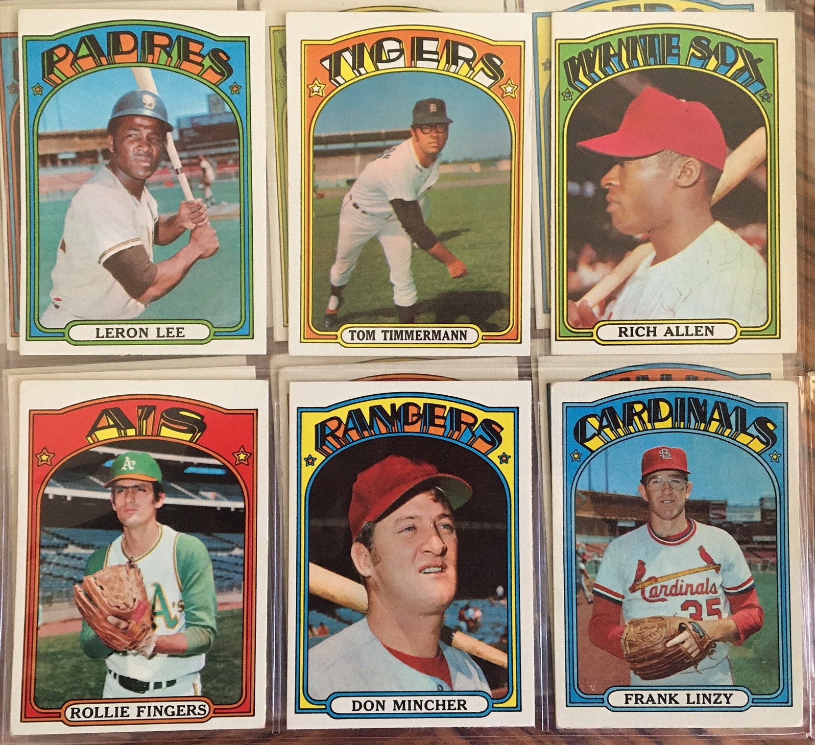 Vintage 1972 Topps Baseball Cards. Series 2. Lot of 133 Cards Etsy