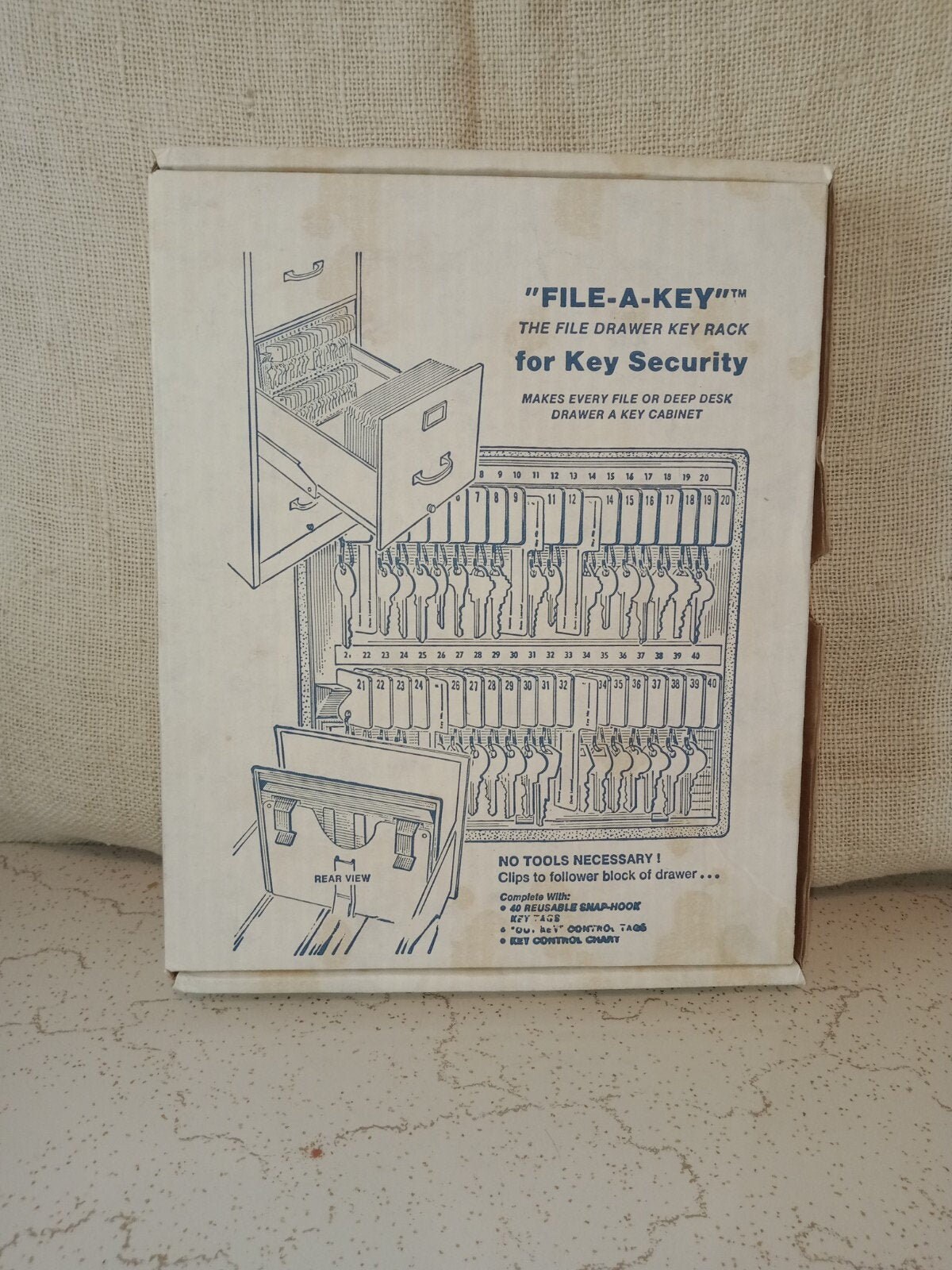 Key Filing Drawer File-a-key the File Drawer - Key Rack - Vintage Office - Key Tags ...