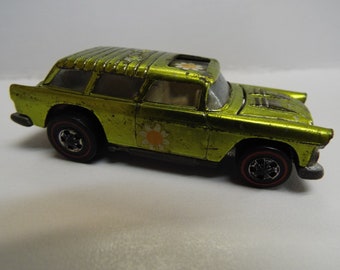 Redline Hot Wheels Alive 55 Super Chromes Chevy Nomad Wagon - Etsy