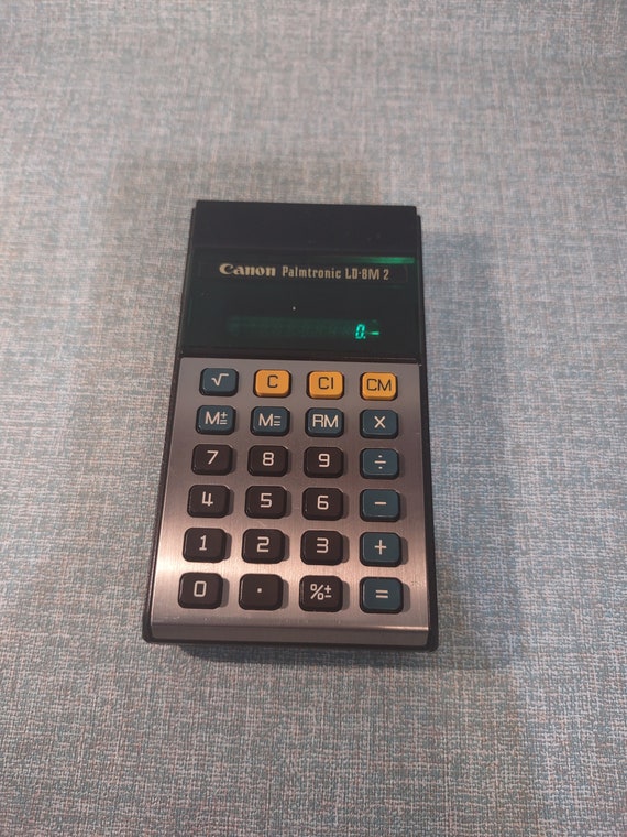 1970s Canon Palmtronic Calculator: Vintage Office Decor - Etsy