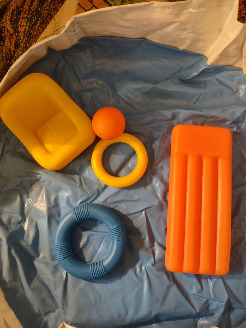 Vintage Sears Poolside Play Set Dollhouse Miniatures Etsy