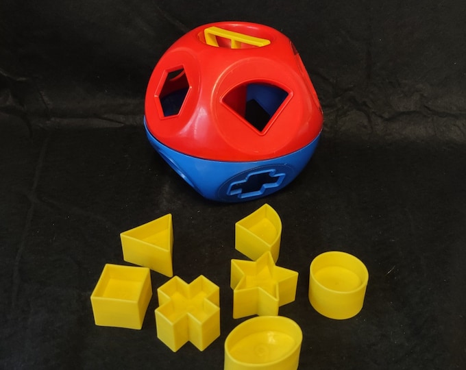 1970s Tupperware Toys Shape O Shape Sorter Ball Shape Sorter Etsy