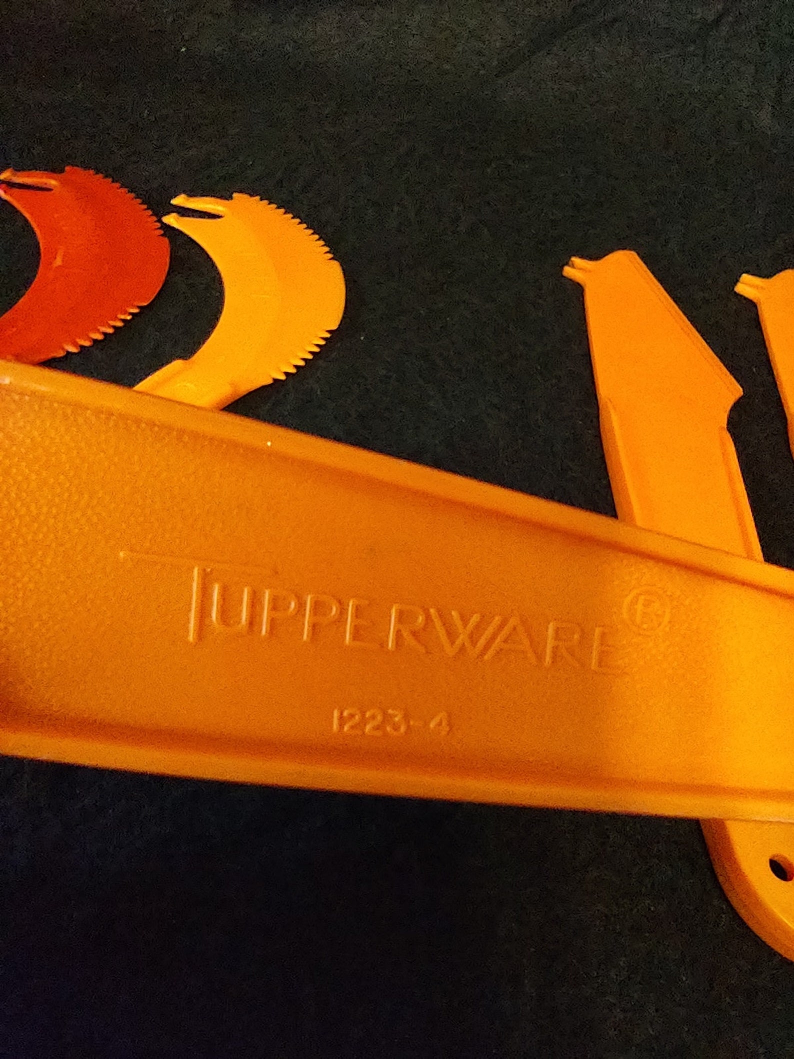 Vintage Tupperware Cheese Slicer or Sli-saw-all - Orange, Red, Yellow ...