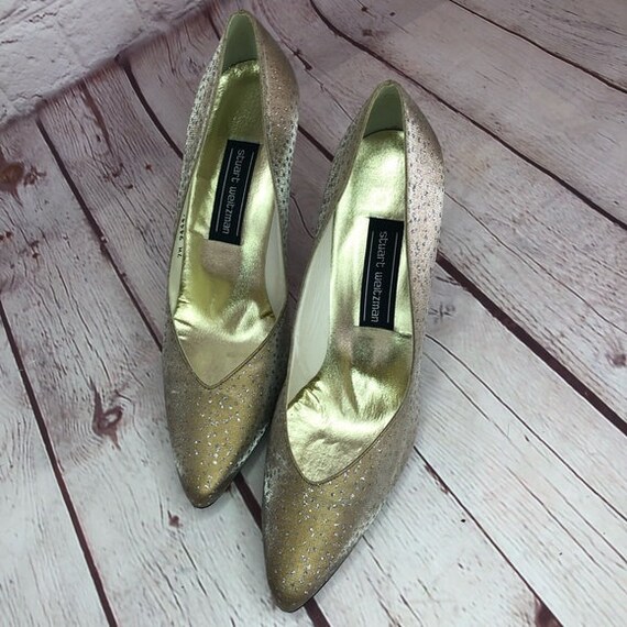 stuart weitzman sparkly heels