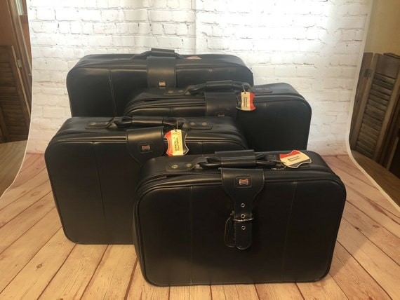 vintage american tourister luggage blue