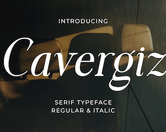 Fuente Cabergiz Serif: Tipografía moderna y elegante