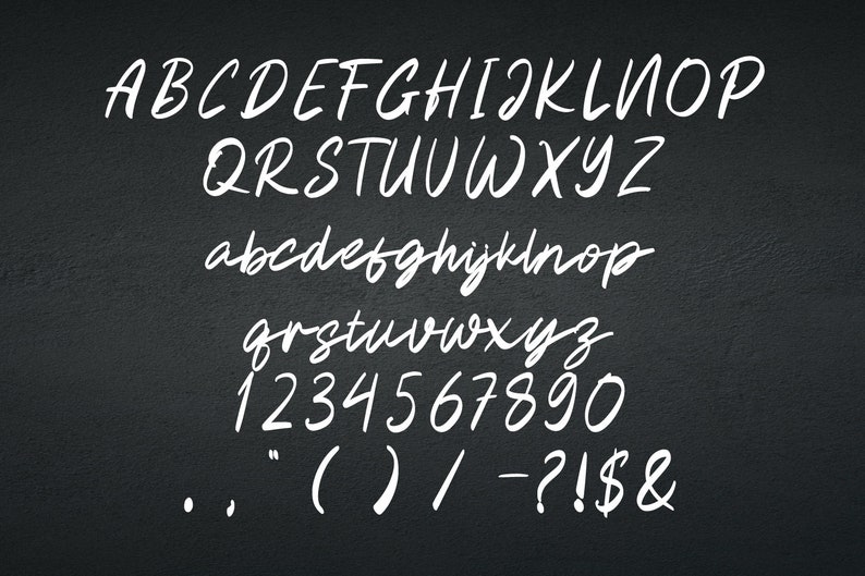 March History - Signature Brush Font, Handwritten Script Typeface for ...