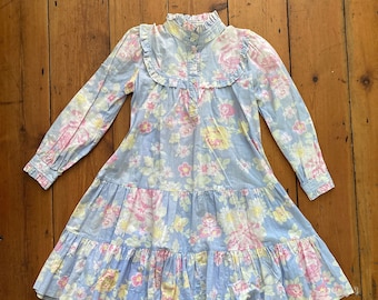 Vintage Laura Ashley Child's Dress, Made in Wales, Two Sizes
