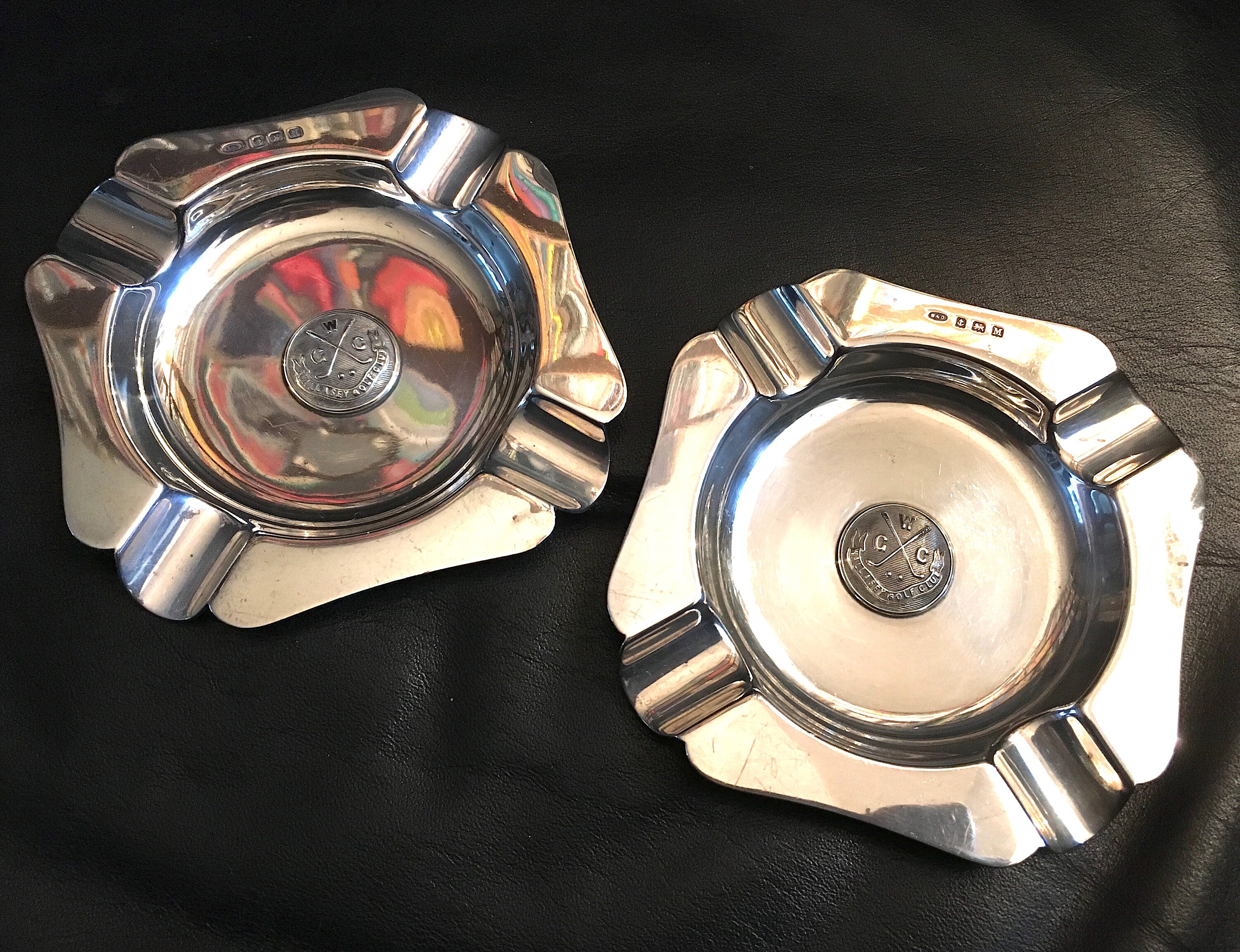 Image of 1930S Silver Golf Club Ashtray