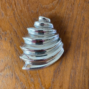 Mid-Century Sterling Silver Brooch / Pendant