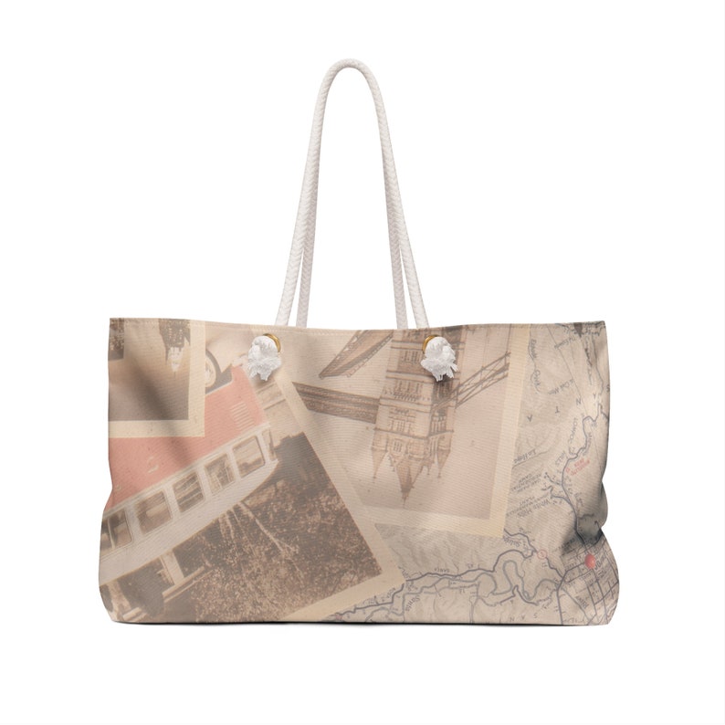 Weekender Bag Travel Bag Getaway Bag Sleepover Bag Tote Bag image 2