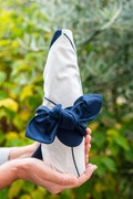 70cm Hare Tsutsumi Medium Furoshiki | Pine Bamboo Plum Navy Blue