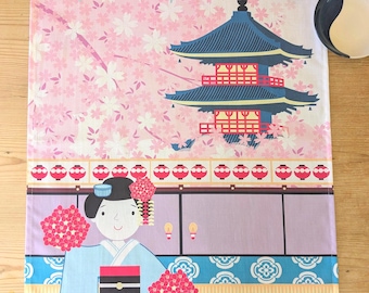 Tea Towel - Kyoto Spring Geisha Dance