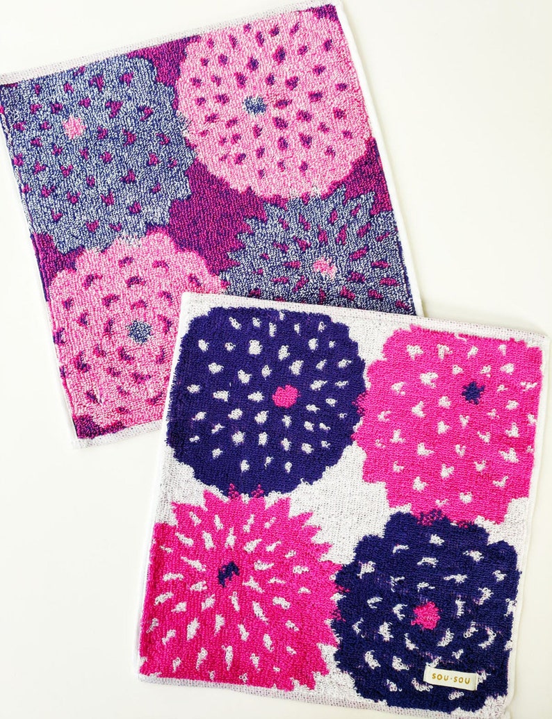 Kyoto New item Small Face Towel Max 54% OFF - Pink Dahlia