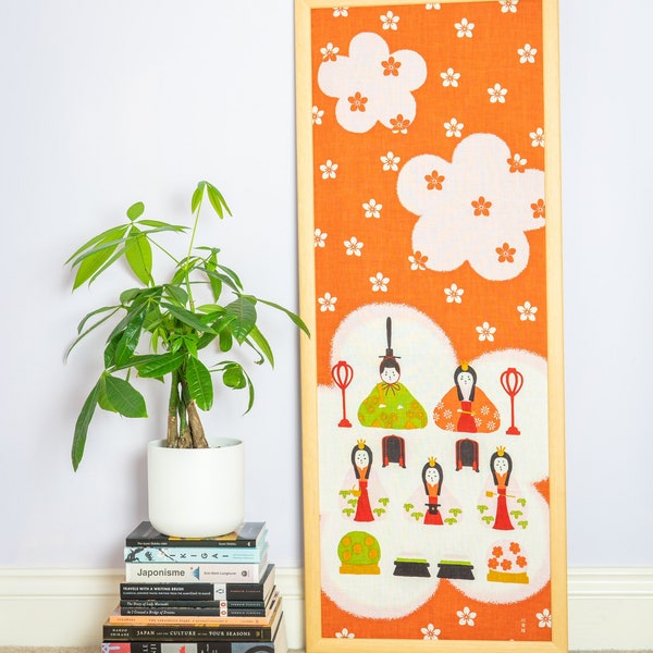 Hina Matsuri Tenugui Wall-hanging