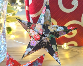 Origami kerststerren